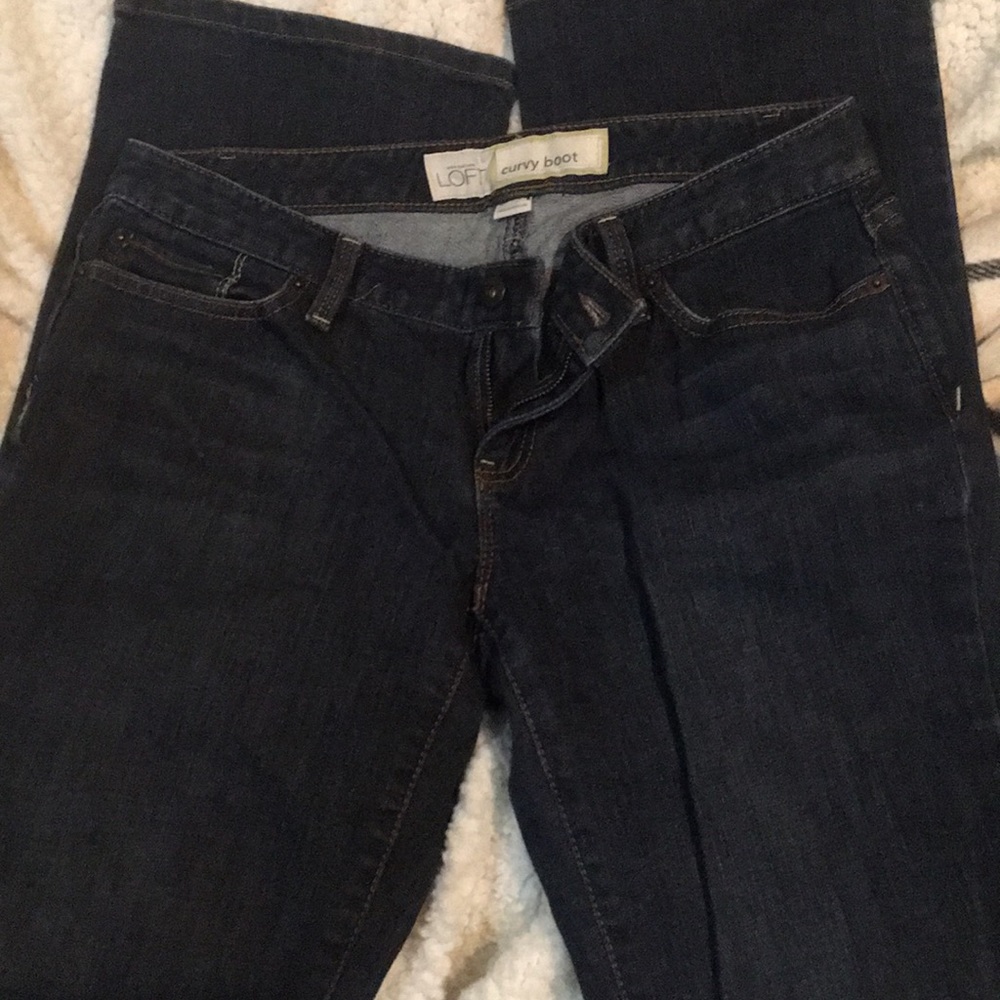 Ann Taylor loft curvy boot size 4